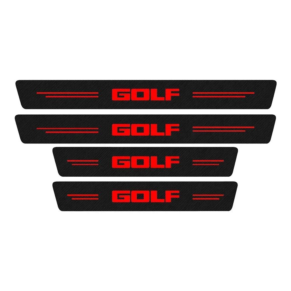 AUYGS1 Car Threshold Tape Door Sill Sticker for Volkswagen VW GOLF 3 4 5 6 7 8 VW MK4 MK5 MK6 MK7 GTD GTI GLI Trunk Bumper Guard Strips