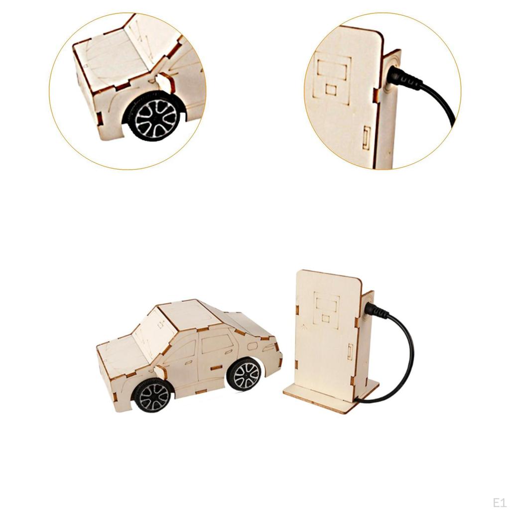 Experiment Kit Educational Toy Boys Girls Gift Technology Gadget Handcrafted Electric Car Charging