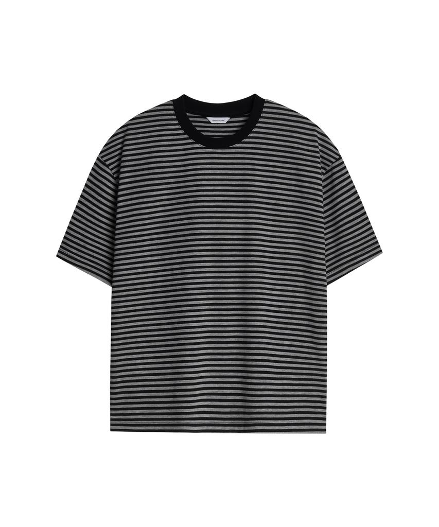 UNIONSTUDIO ( 2 шт. ) Является ли Stripe Crop Футболка с коротким рукавом ( 2 цвета )