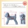 Ninian and Kino Realistic Toy Poodle Plush Dog and Freely Approximately 33cm Lifelike Pet (Gray Silver) - Poseable, Long,