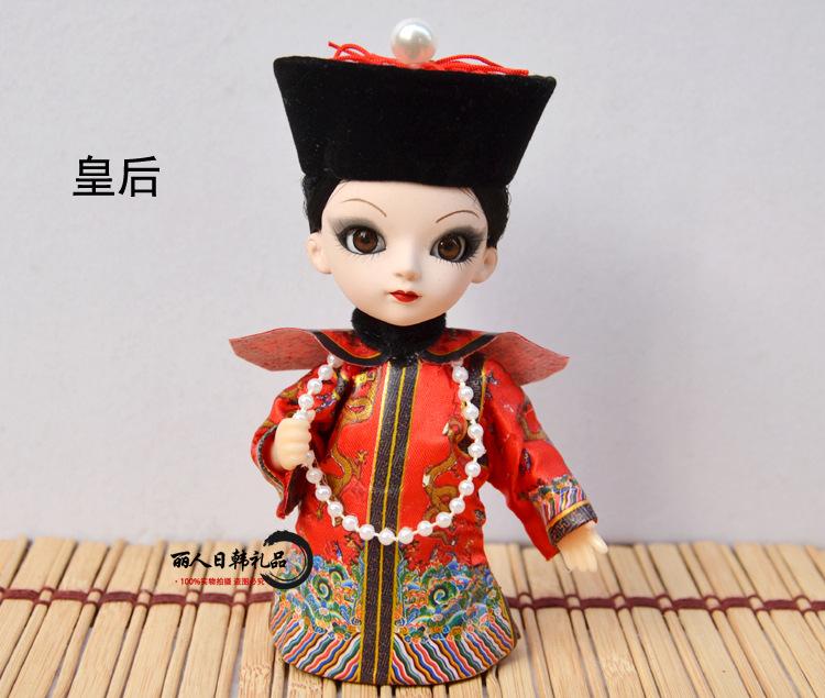 Beijing Tangrenfang Peking Opera Silk Doll, Chinese Traditional Folk Craft Figurine