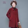 XUEXI Elegant Double-Faced Mid-Length Wool Coat for Women