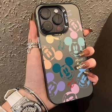 Милая коллекция Микки для чехла на телефон Apple 14plus iPhone12promax противоударный 14 милый 13 жесткий