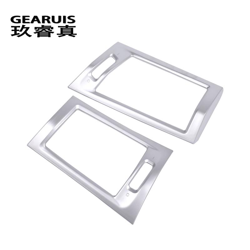 Стайлинга автомобилей переменного тока передняя отделка воздуховода рамка декоративная наклейка крышка углеродное волокно для BMW X3 F25 X4 F26 интерьер авто