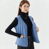 Autumn and Winter Women's Winter Down Cotton Light Double-sided Warmth Increase In The Middle-aged and Elderly Women Cotton Vest Double-sided