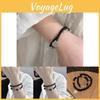 Elegant Alloy Bracelet Retro Geometric Design For Men And Women 2024 Summer