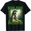 Детская трендовая мемная футболка Brainrot Italian Brr Brr Patapim Tree
