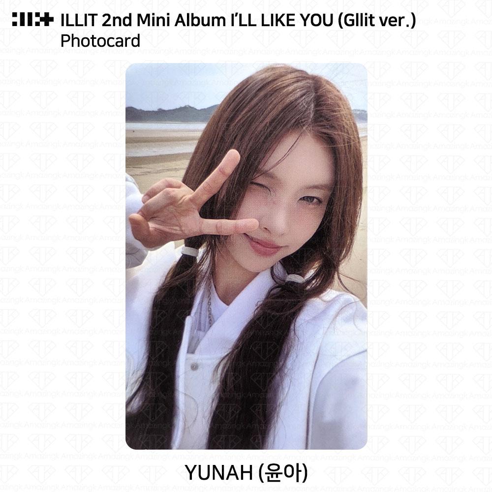 ILLIT 2-й мини-альбом I'LL LAKE YOU Gllit Ver To с фотокарточкой Between Photocard Photo