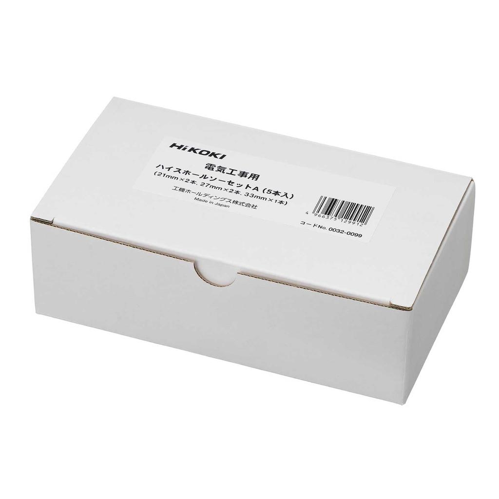 HiKOKI Стальная коронка для ударных электромонтажных работ Набор A x 21 мм 2 x 27 мм 1 x 33 мм Высокоскоростные дрели, (2 Диаметр, Диаметр, Диаметр) 0032-0099