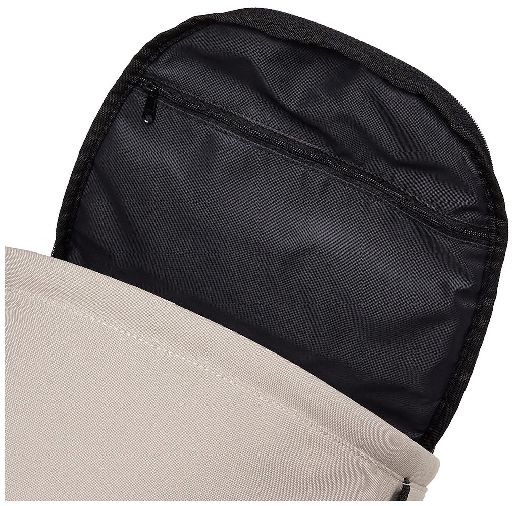 Kangol Daypack Рюкзак с кожаной биркой и внутренней сумкой, Бежевый, Один размер