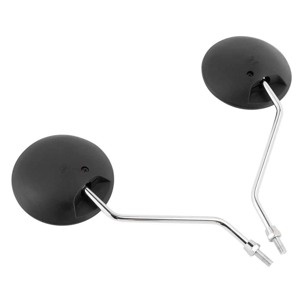 Круглое черное зеркало с хромированным кронштейном 8 мм для Honda NA/NC/NN/NQ/NX/PA/SE/TG50 C70