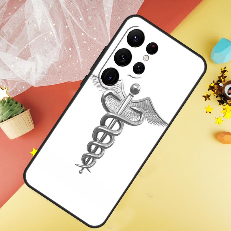 Чехол для телефона Медицинский Доктор Медсестра Медицина Для Samsung Galaxy S25 S26 Ultra S21 S20 S22 S23 Ultra S10 Plus S24 FE Чехол Coque