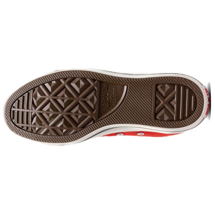 Converse Chuck Taylor All Star High Y2K Heart - женские кроссовки Fever Dream красные винтажные-белые черные A09117C