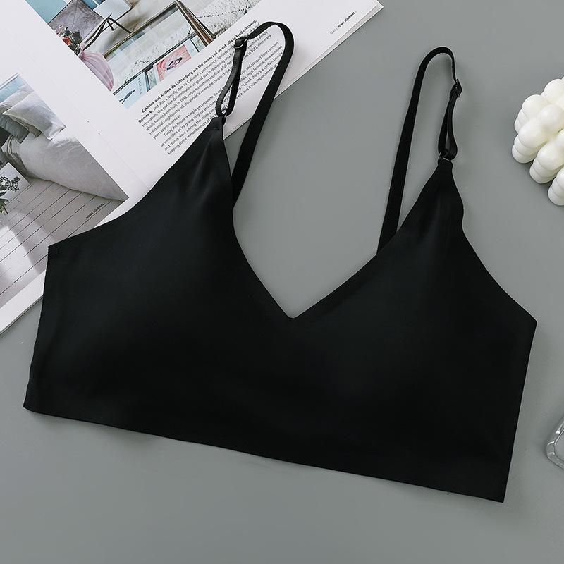 Бесшовные бюстгальтеры для женщин, спортивный бюстгальтер, удобный беспроводной бюстгальтер для йоги, нижнее белье для сна, интимное белье для девочек