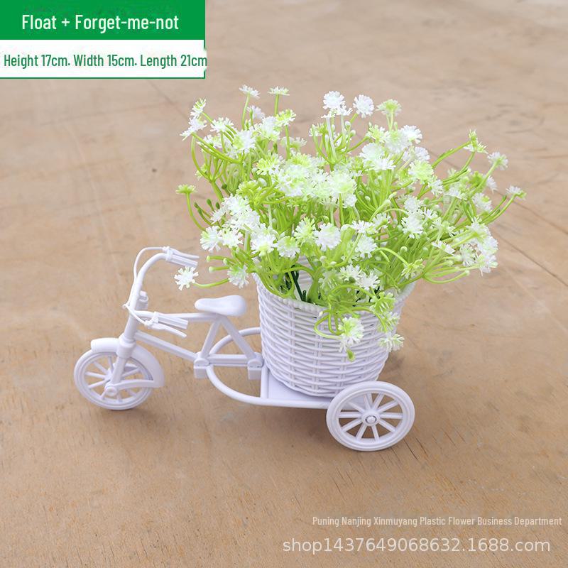 Комплект искусственных цветов для помещений: Маленькие украшения в горшках для украшения дома и автомобиля