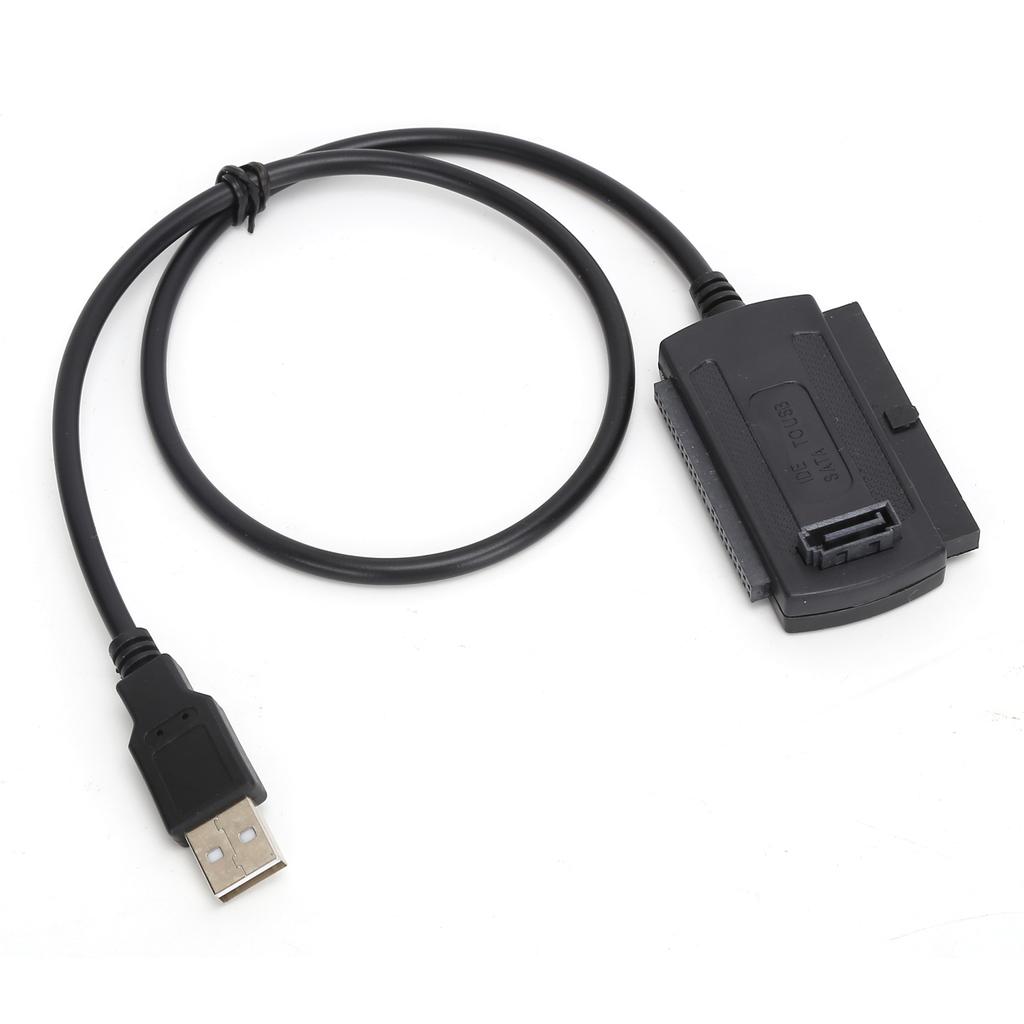 USB To Serial ATA Converter External Adapter USB 2.0 Easy Drive Line for SSDHDD Data Transfer