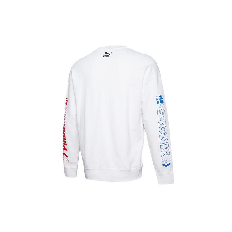 Puma X Sega Casual Crew Neck Sweatshirt Men Tops White 598104-02