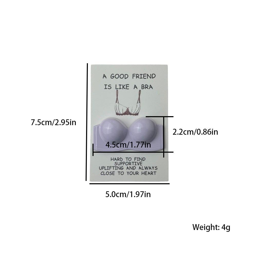 Мини-карман из смолы Hugs a Good Friend Is Like a Bra Упаковка украшена на Новый год, карнавал