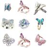 Креативное кольцо «Бабочка-стрекоза»: Элегантные женские украшения в европейском/американском стиле