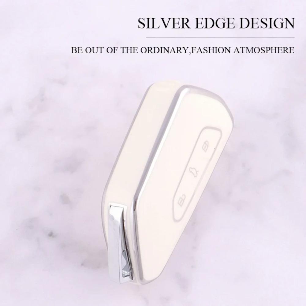 Soft TPU Car Remote Key Case Cover for VW Volkswagen Golf 8 MK8 2020 for Skoda Octavia for Seat Protection Shell Key Accessories