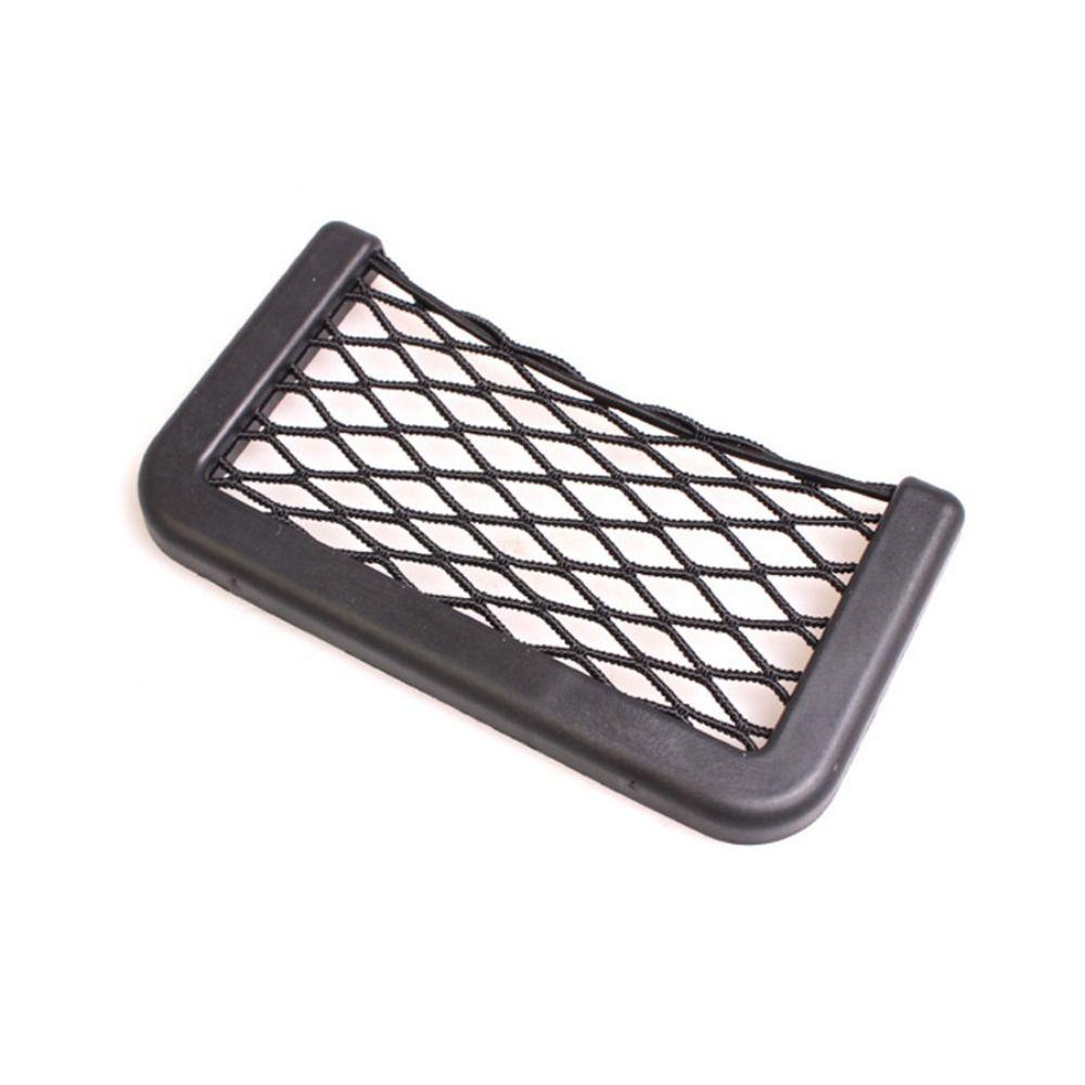 Крепление для мобильного телефона Автомобильный сетчатый держатель Карман для мелочей на спинке сиденья Держатель для телефона Автомобильная сумка для хранения