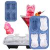 Ice Cube Mold Cute Cartoon Astronaut Dog Shape Food Grade Silicone Ice Cube Maker