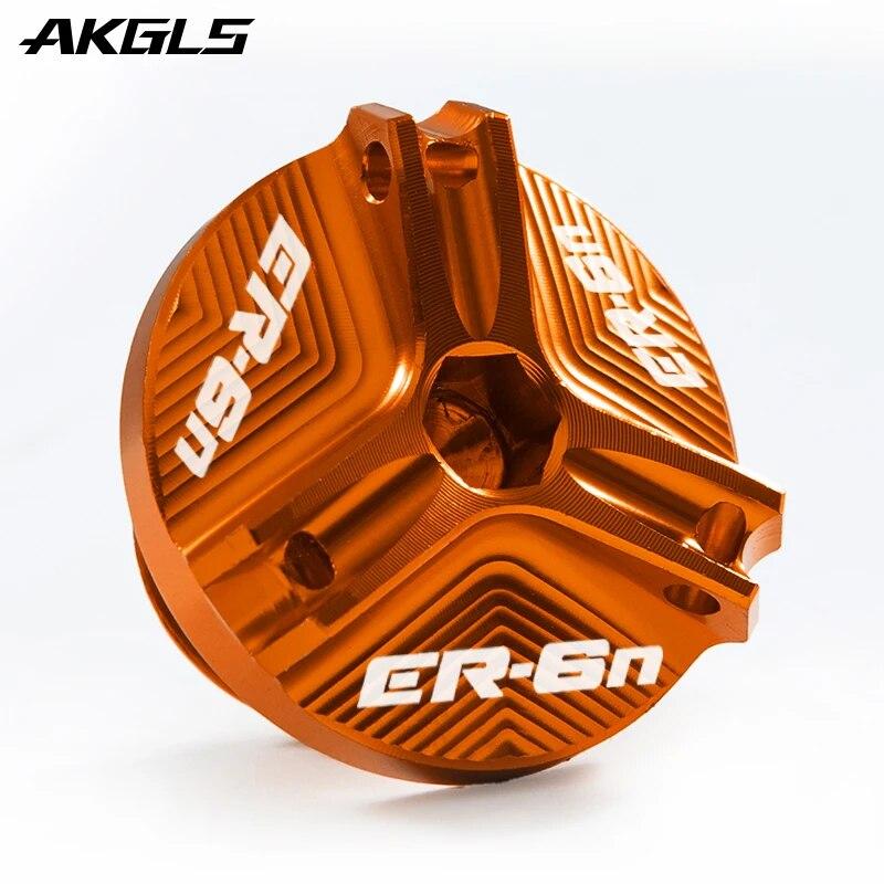 Для KAWASAKI ER6N ER-6N 2009 2010 2011 2012 2013 2014 2015 2016 Крышка заливной горловины двигателя мотоцикла, крышка масляного фильтра, аксессуары