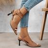 High Heels Women Sandals Sexy Pointed Toe Heeled Shoes Dress Party Pumps 2025 New Summer Sandals Brand Designer Sandals Women