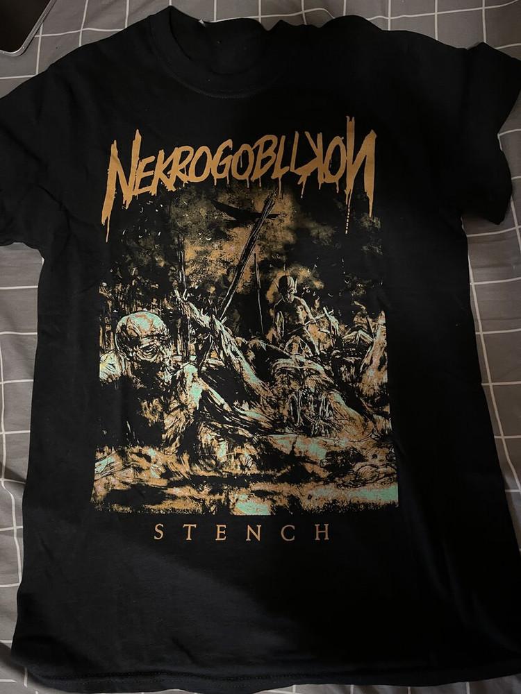 Новая Популярная Черная Футболка Nekrogoblikon Хлопок Полный Размер S-5XL Унисекс Футболка