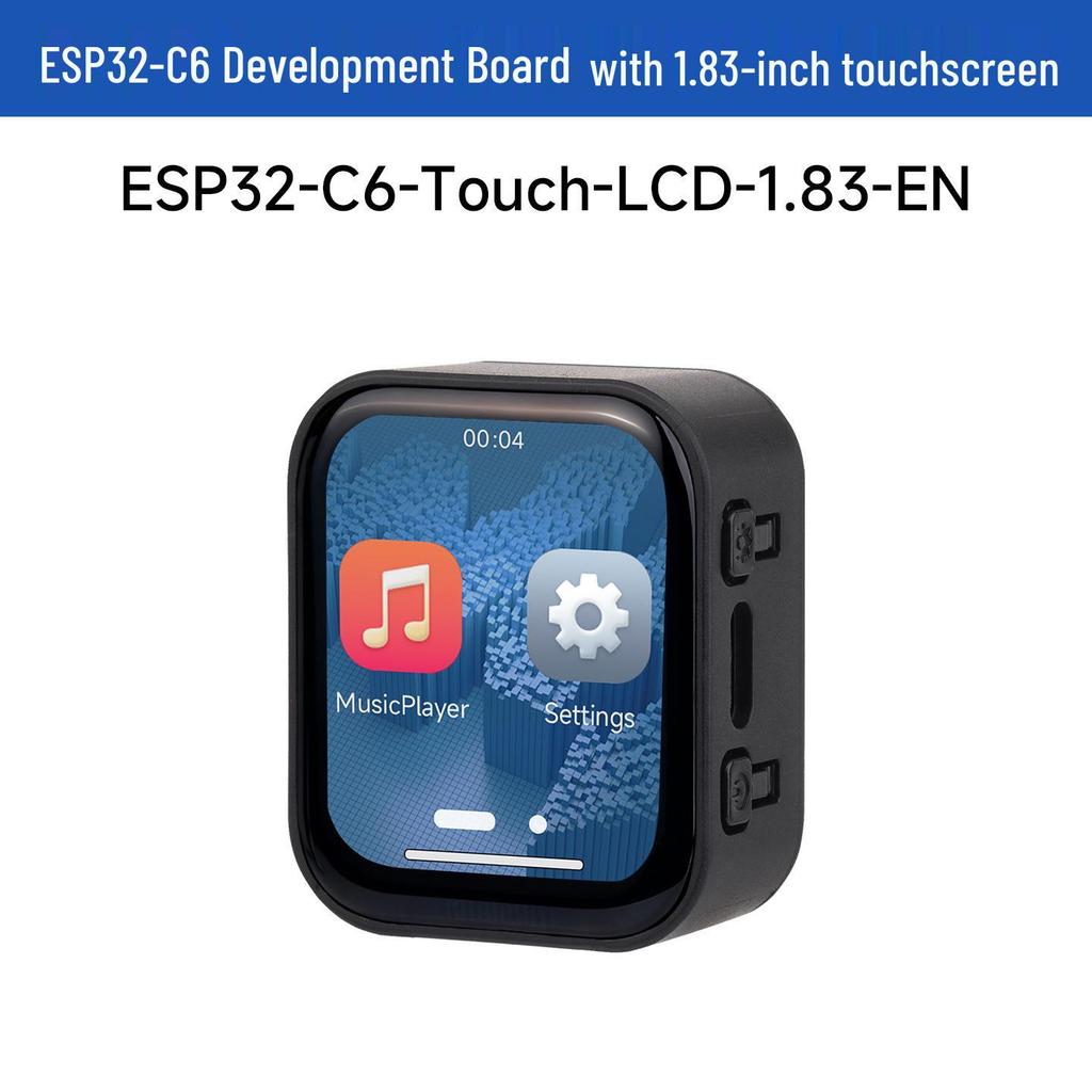 ESP32-C6 1.83" Touch LCD Dev Board with 240×284 Resolution, XiaoZhi AI Support