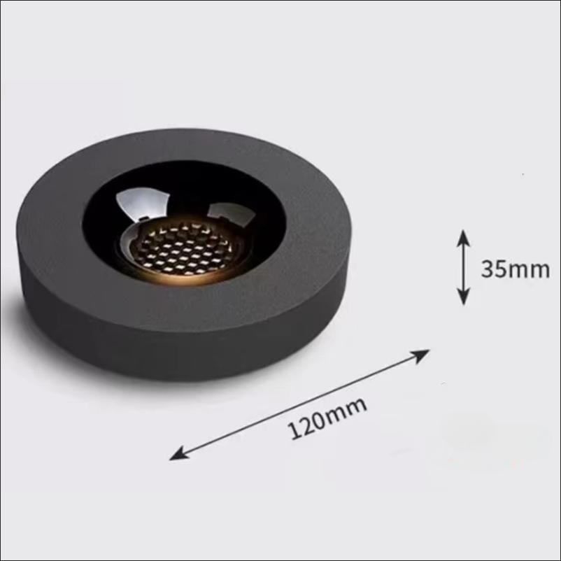 Модная ультратонкая 3,5 см накладная антибликовая полноспектральная COB-лампа, для гостиной, прихожей, без отверстий