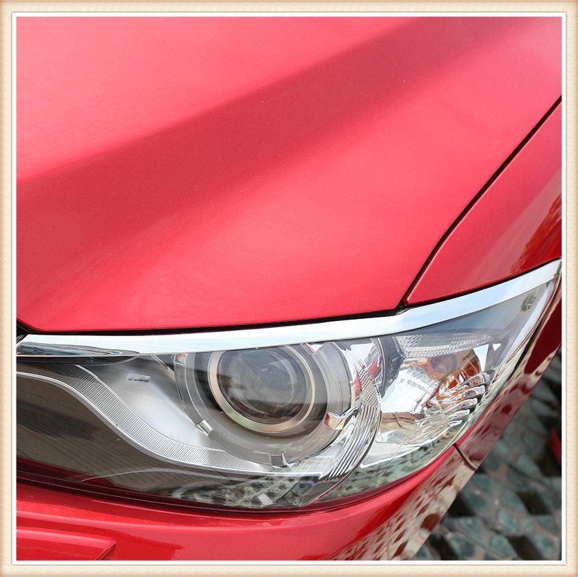 Otai Headlight Trim Bright Strip for Mazda Atenza Eyebrow Decoration