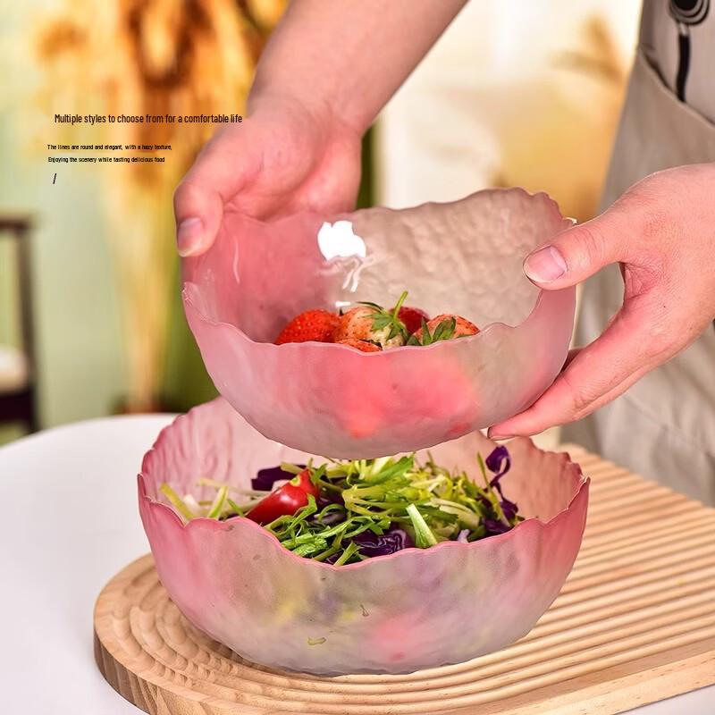 Стеклянная миска Ruhan с чеканным узором