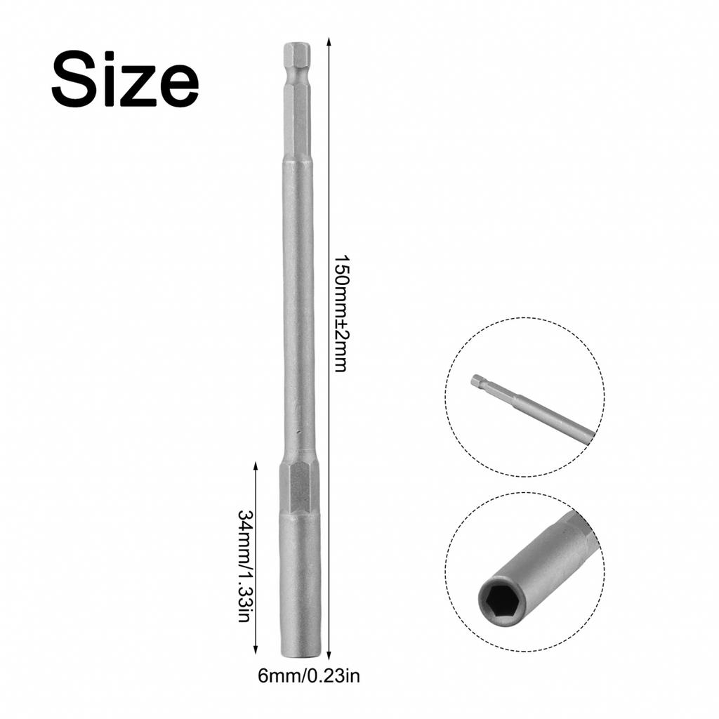 Адаптер для торцевого ключа, удлинительная втулка из хром-ванадиевой стали