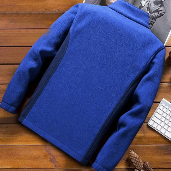 Зимнее пальто с длинными рукавами, ветрозащитная 3D резка, мужская теплая флисовая куртка, верхняя одежда для улицы