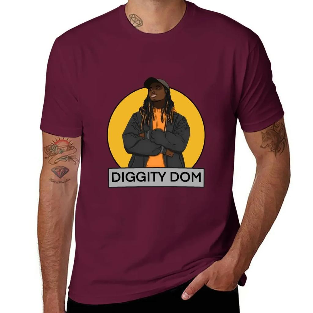 Diggity Dom Logo T-Shirt cute clothes heavyweights plus sizes men graphic t shirts