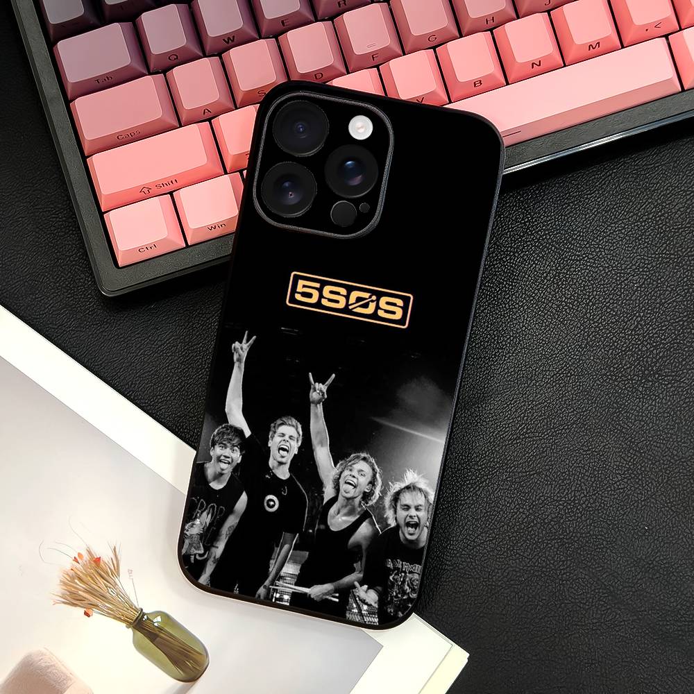 Чехол для телефона Seconds-of-Summers-5SOS для iPhone 16 15 14 13 12 11 PRO MAX PLUS Mini из ТПУ, мягкий, приятный для кожи