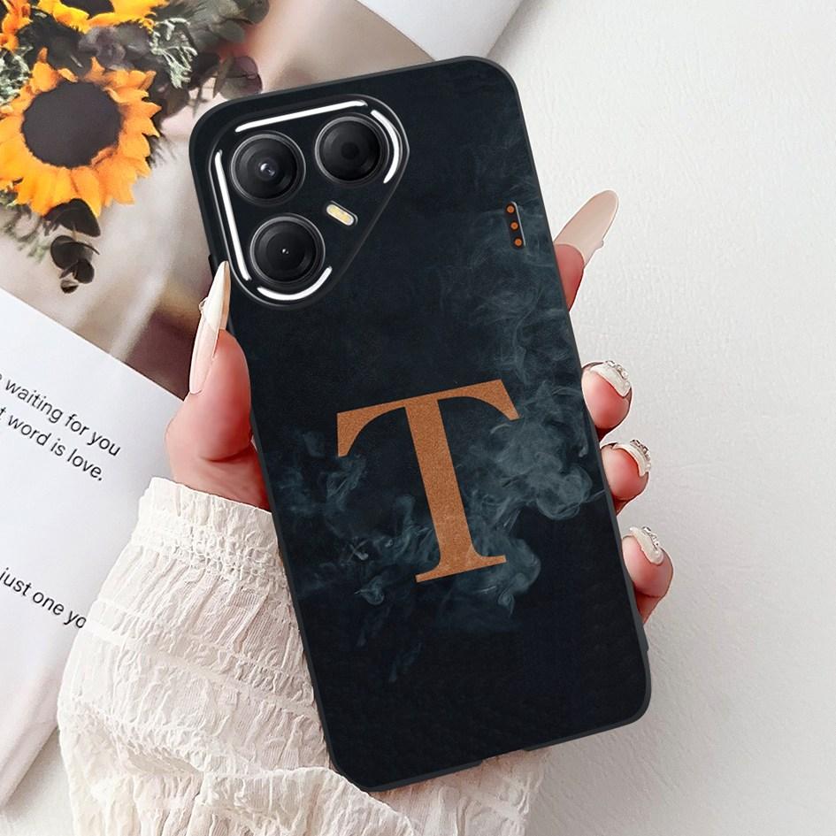 Чехол для Tecno Pova 7 4G 5G LJ6 LJ7 Силиконовый чехол Модные буквы Цветок Мягкий чехол для телефона Для Tecno Pova 7 Pro Pova7 Ultra Оболочка