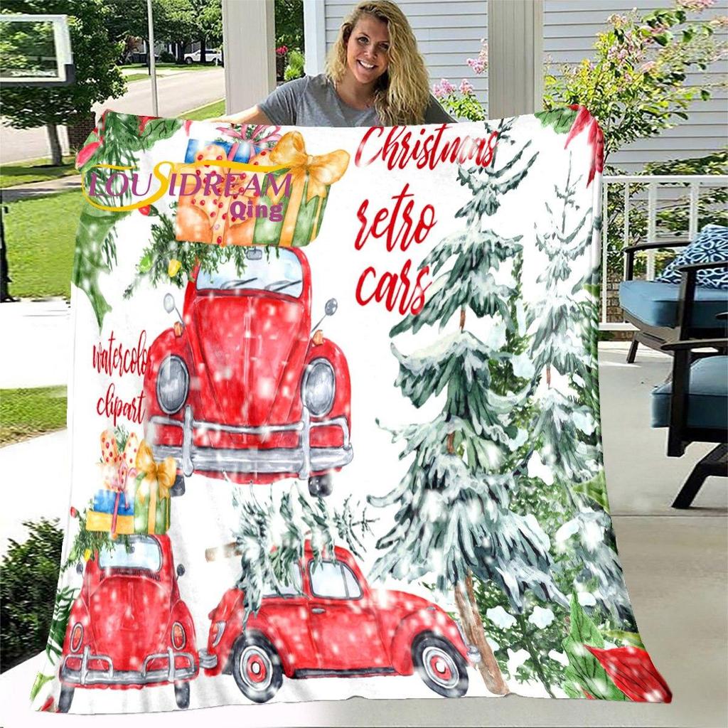 Одеяло с Рождеством, мягкое одеяло, пылезащитный чехол, диван-кровать, одеяла для взрослых, украшение для дома