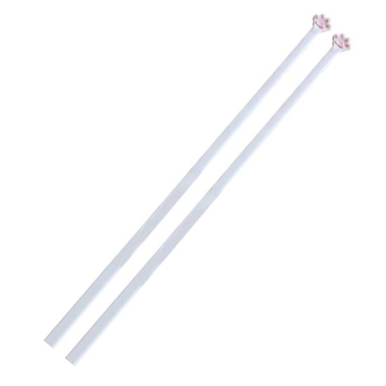 1/5 пар палочек для еды в виде кошачьих когтей, набор милых розовых отпечатков лап, нескользящие палочки для суши и лапши, многоразовые столовые приборы с рисунком кошки для любителей кошек