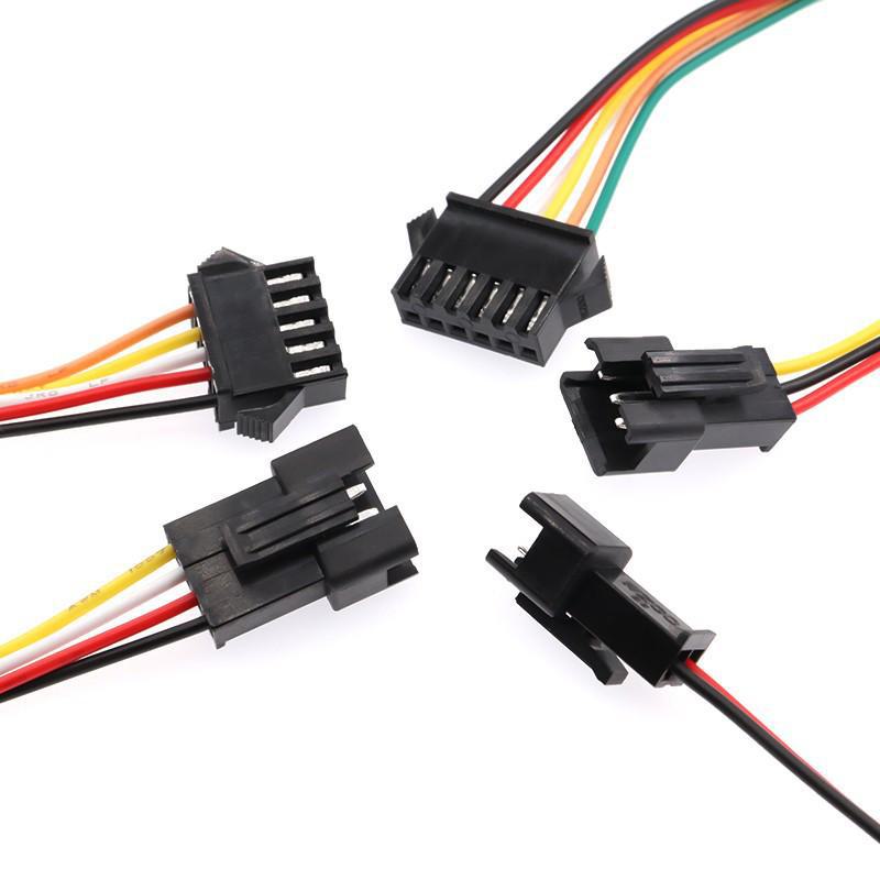 Удлинительный кабель SM2.54mm Male-Female с 2p/3p/4p/5p/6p вставным терминальным адаптером