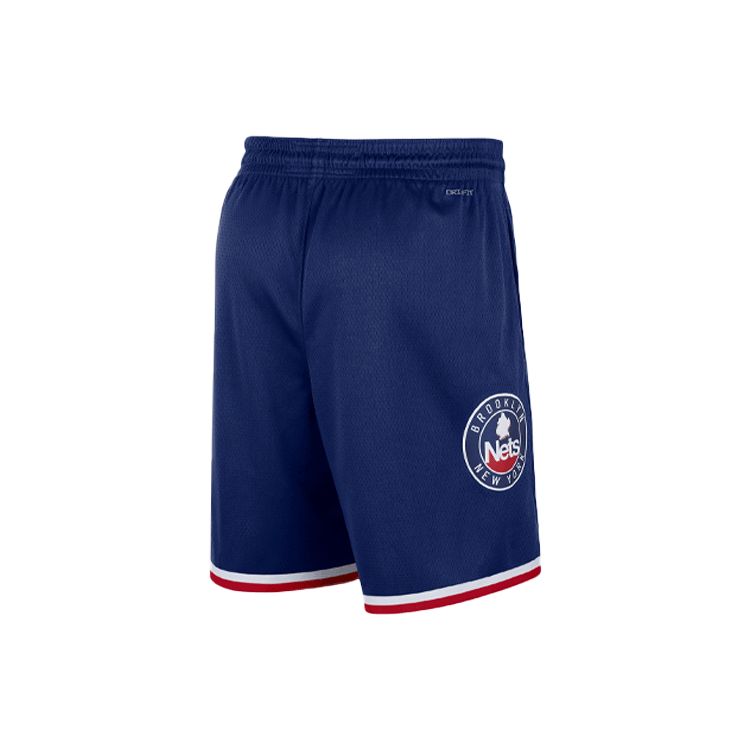 Nike Шорты NBA Brooklyn Nets City Edition 75th Anniversary Swingman, игровые королевские/спортивные, красные/белые, мужские, уличная одежда DB4126-492