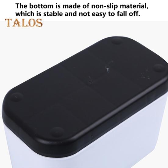 Ящик для хранения зубных щеток, большая емкость, экономия места, стабильное основание, практичный органайзер для электрических зубных щеток, подставка для хранения, принадлежности для ванной комнаты