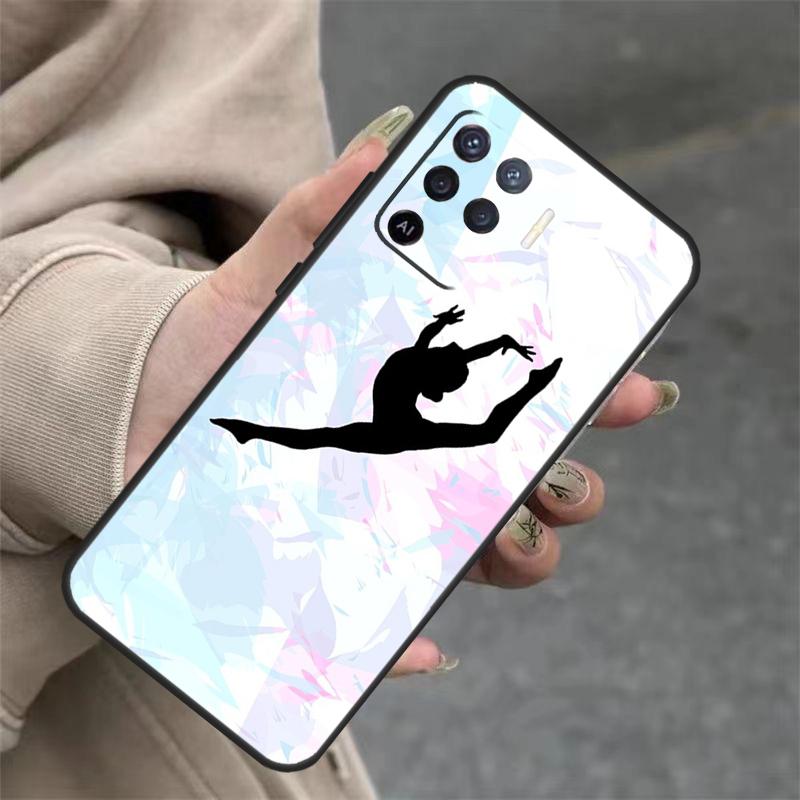 Чехол "Люблю гимнастику" для OPPO A96 A76 A16 A98 A78 A58 A5 A9 A15 A17 A77 A52 A72 A53S A57S A54 A74 A94
