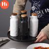 Hi 400ml Ceramic Sealed Oil Bottle Leak-Proof Vinegar Oil Olive Dispenser Bottle Seasoning Oil Pot Gravy Boats Kitchen Tool