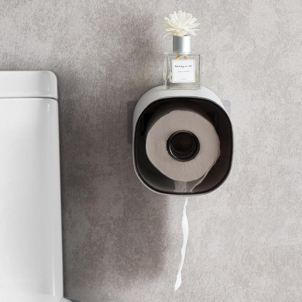 Круглая коробка для хранения салфеток Без сверления Коробка для салфеток Креативный держатель для туалетной бумаги Отель