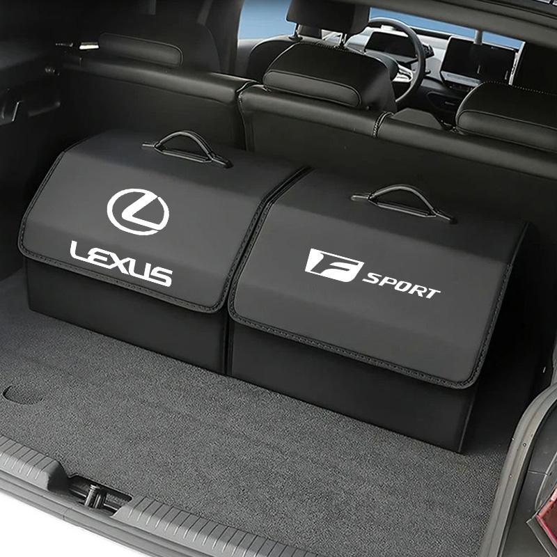 AARD1 Car Trunk Organizer Leather Storage Box Toolbox For Lexus F-SPORT ES RX NX LS UX LM LX GX LC RZ IS CT GS RC HS SC TX LBX IS300