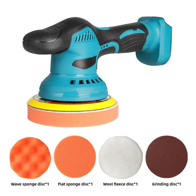 21V Портативная электрическая полировальная машина Бытовой инструмент для вощения и шлифования Ручная интегрированная автомобильная полировальная машина
