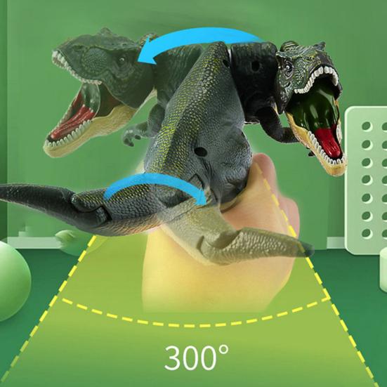 Детский пресс-качели, подвижная игрушка, вибрирующий укус, пасть, суставы динозавра, рев, малыши, тираннозавр, динозавр, фигурка