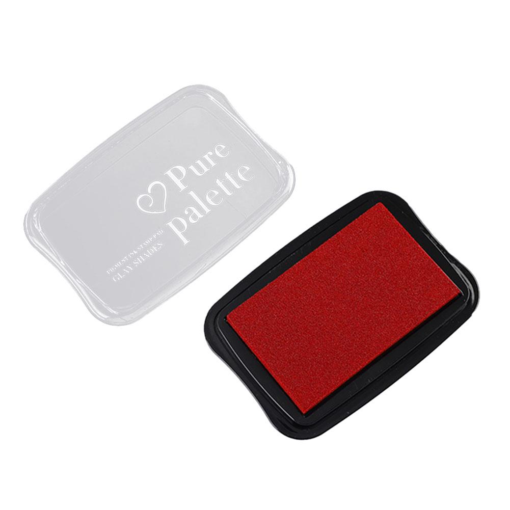 Solid Color Large Size Ink Pad For Stamp DIY Crafts Scrapbooking Rubber Inkpads Festive Party Supplies